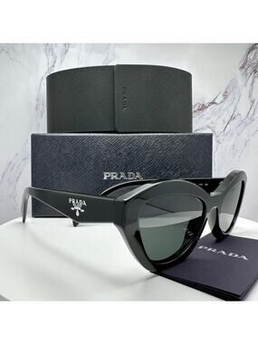 NEW Prada Sport PS04WS Sunglasses in Black $480 Prada Sport PS04WS Sunglasses in Black Mirror – Designer  main image 4